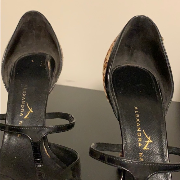 Alexandra Neel leopard print / patent heels - Picture 8 of 10
